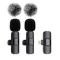 K60 NEW Wireless Lavalier Microphone Audio Video Recording Mini Mic
