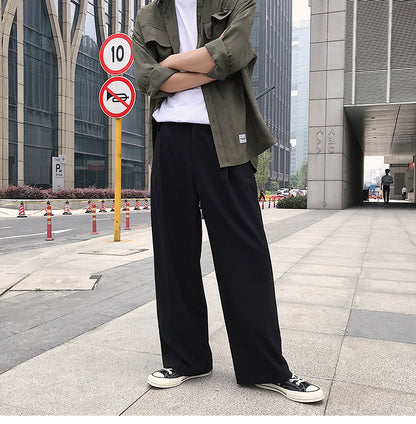 Straight pants wild casual pants