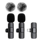 K60 NEW Wireless Lavalier Microphone Audio Video Recording Mini Mic