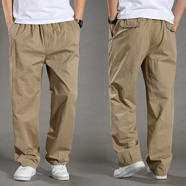 Workwear cropped straight-leg pants