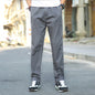 Workwear cropped straight-leg pants