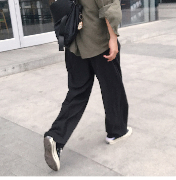 Straight pants wild casual pants