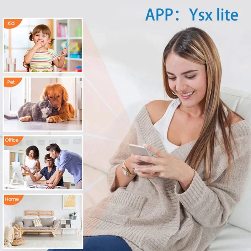 Wireless WiFi 1080P HD Mini Camera Baby Monitor Indoor