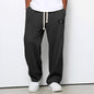 Waffle Straight Pants Fashion Brand Loose Loose