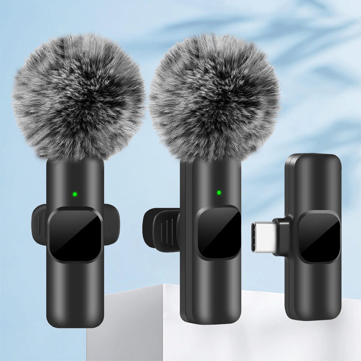 K60 NEW Wireless Lavalier Microphone Audio Video Recording Mini Mic