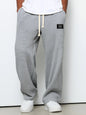 Waffle Straight Pants Fashion Brand Loose Loose