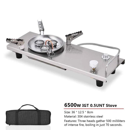 Pandatour Camping IGT 0.5UNT Table Stove Stainless Steel Folding Easy Equiped High Effi Ciency High Power Stove Windproof
