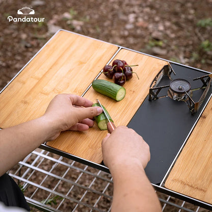 Pandatour Camping IGT 0.5UNT Table Stove Stainless Steel Folding Easy Equiped High Effi Ciency High Power Stove Windproof