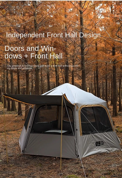 Hexagonal Inflatable Tent Outdoor Camping Overnight Camping Tent Quick Open Portable Folding Rainproof Sunproof Air Tent