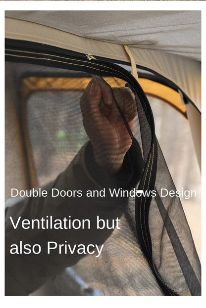 Hexagonal Inflatable Tent Outdoor Camping Overnight Camping Tent Quick Open Portable Folding Rainproof Sunproof Air Tent