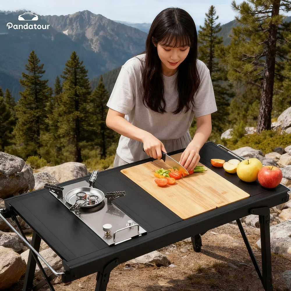 Pandatour Camping IGT 0.5UNT Table Stove Stainless Steel Folding Easy Equiped High Effi Ciency High Power Stove Windproof