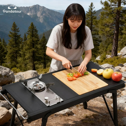 Pandatour Camping IGT 0.5UNT Table Stove Stainless Steel Folding Easy Equiped High Effi Ciency High Power Stove Windproof