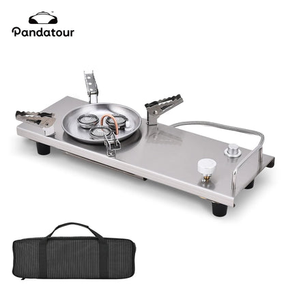 Pandatour Camping IGT 0.5UNT Table Stove Stainless Steel Folding Easy Equiped High Effi Ciency High Power Stove Windproof