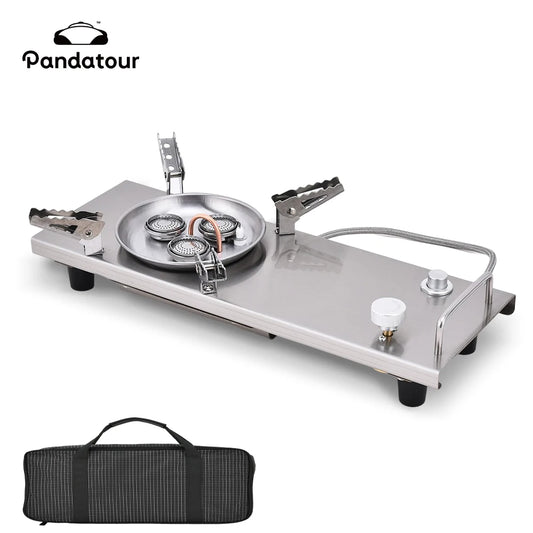 Pandatour Camping IGT 0.5UNT Table Stove Stainless Steel Folding Easy Equiped High Effi Ciency High Power Stove Windproof