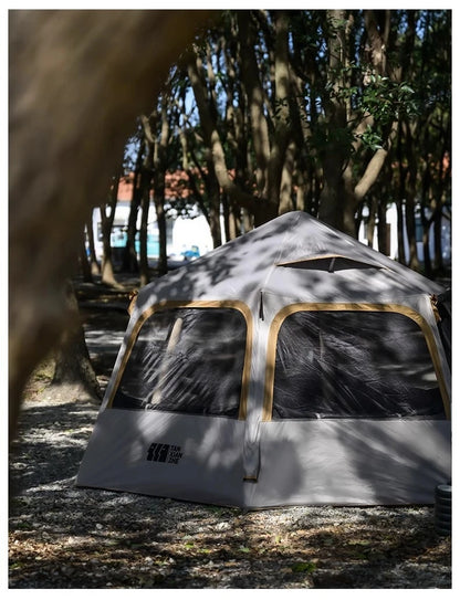 Hexagonal Inflatable Tent Outdoor Camping Overnight Camping Tent Quick Open Portable Folding Rainproof Sunproof Air Tent