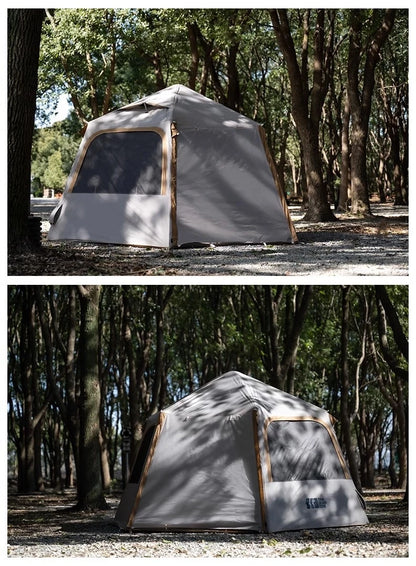 Hexagonal Inflatable Tent Outdoor Camping Overnight Camping Tent Quick Open Portable Folding Rainproof Sunproof Air Tent