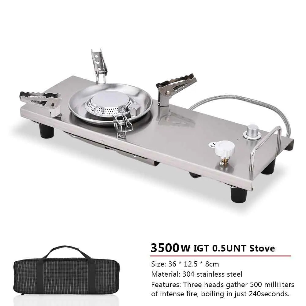 Pandatour Camping IGT 0.5UNT Table Stove Stainless Steel Folding Easy Equiped High Effi Ciency High Power Stove Windproof