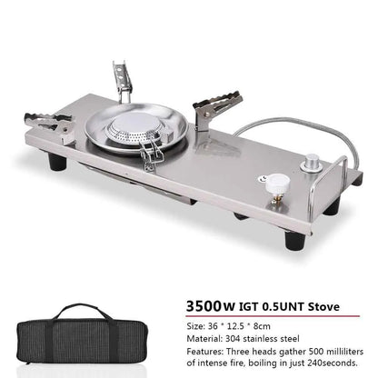 Pandatour Camping IGT 0.5UNT Table Stove Stainless Steel Folding Easy Equiped High Effi Ciency High Power Stove Windproof