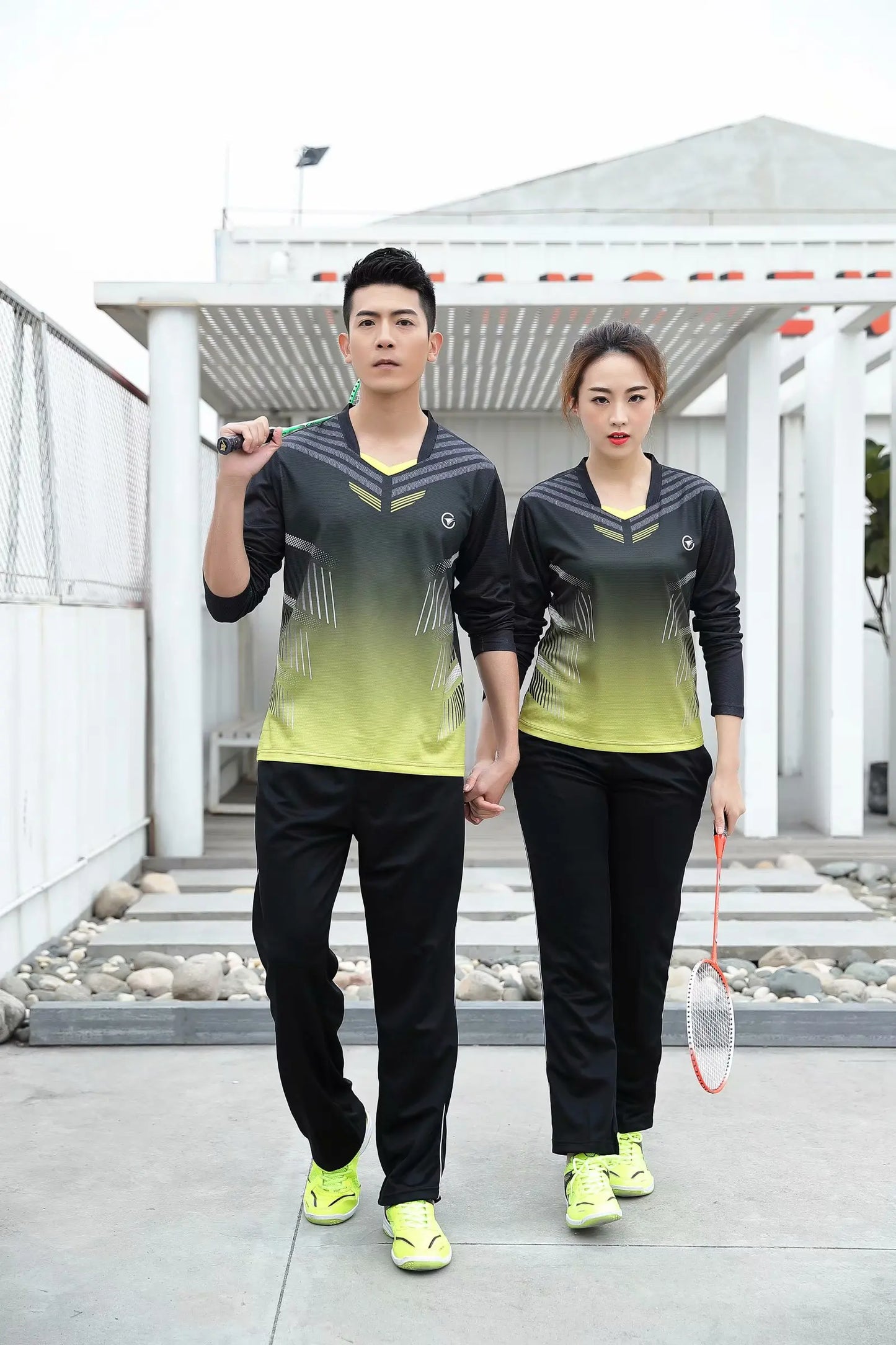 Long sleeve Badminton shirt Sportswear Tennis shirt Women/Men