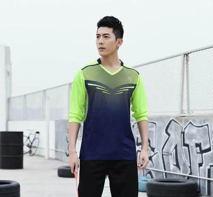 Long sleeve Badminton shirt Sportswear Tennis shirt Women/Men