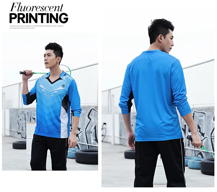 Long sleeve Badminton shirt Sportswear Tennis shirt Women/Men