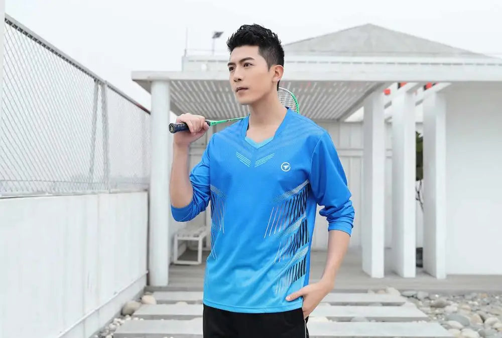 Long sleeve Badminton shirt Sportswear Tennis shirt Women/Men