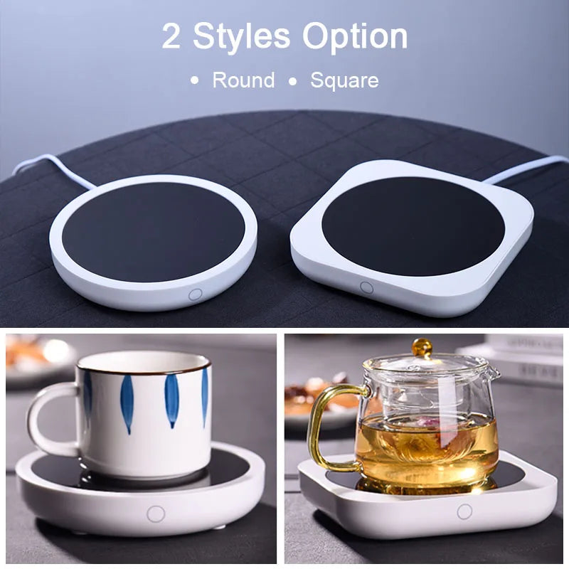 New Coffee Mug Warmer for Milk Tea Teapot Electric Heating Cup