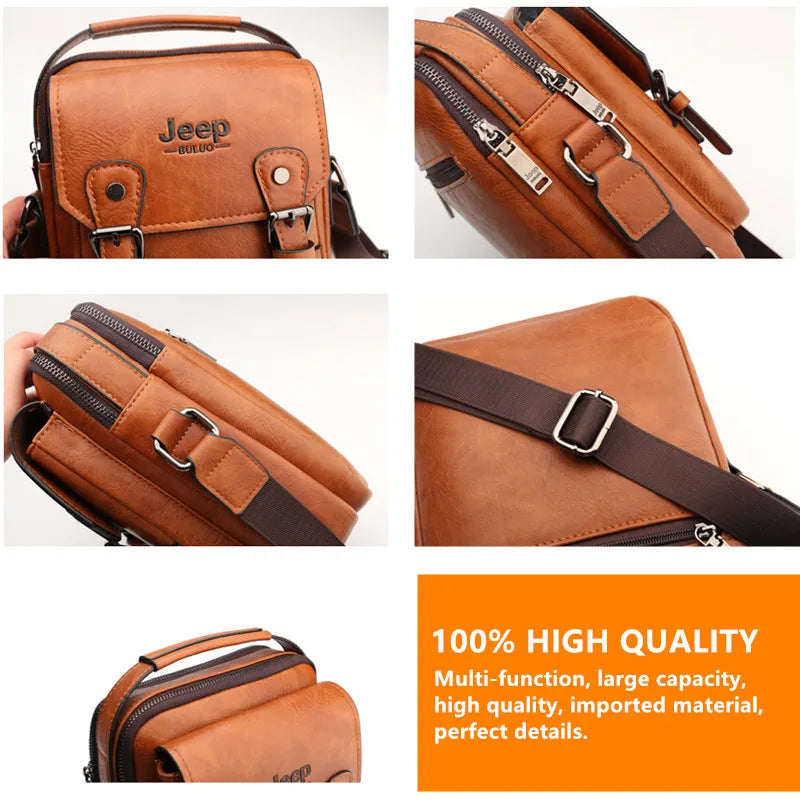 JEEP BULUO Multi-function Business Handbags Men