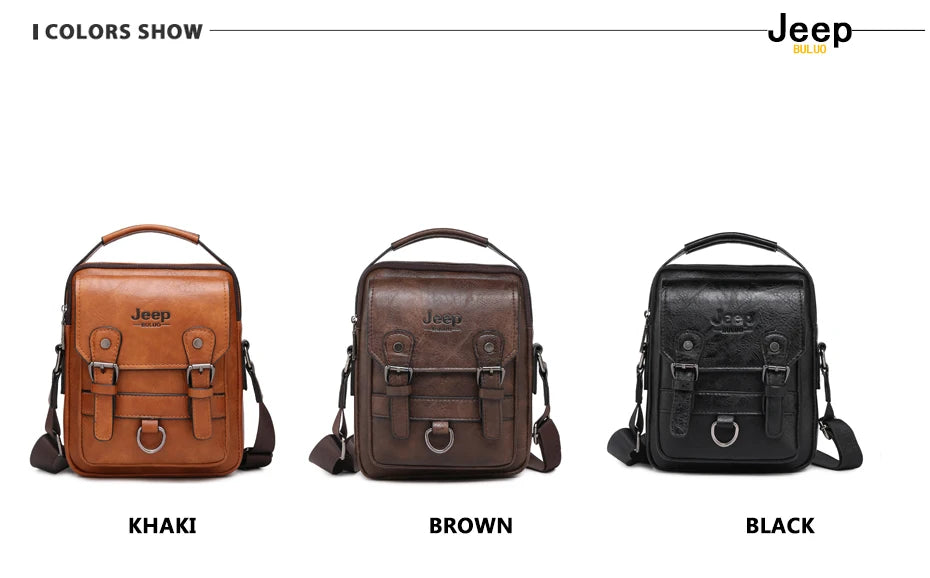 JEEP BULUO Multi-function Business Handbags Men