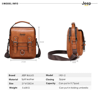 JEEP BULUO Multi-function Business Handbags Men