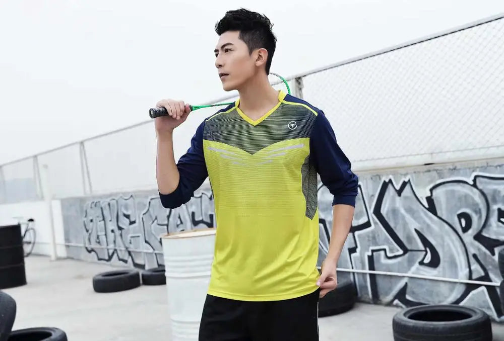 Long sleeve Badminton shirt Sportswear Tennis shirt Women/Men