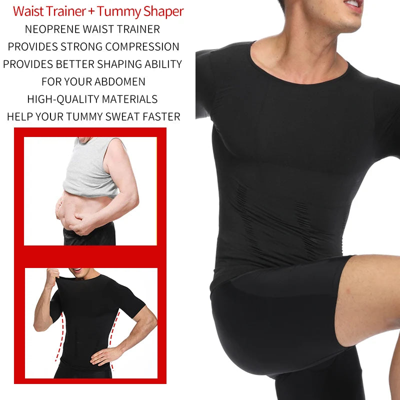Men Slimming Body Shaper Belly Control Shapewear