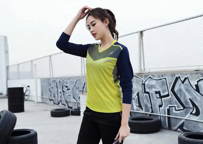 Long sleeve Badminton shirt Sportswear Tennis shirt Women/Men