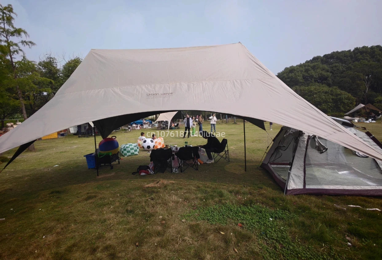 Outdoor Camping Light Shielding Hexagonal Canopy Tent, Instant Pop-up Convenient Sunshade,outdoor Multi Person Camping Equipment