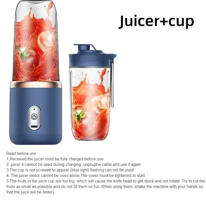 Portable USB Blender Electric Travel Juicer Cup