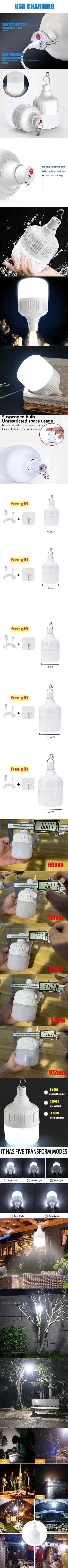 Portable Outdoor Camping Lights LED