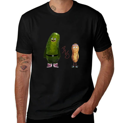 pickle and peanut T-Shirt t shirts for man cotton