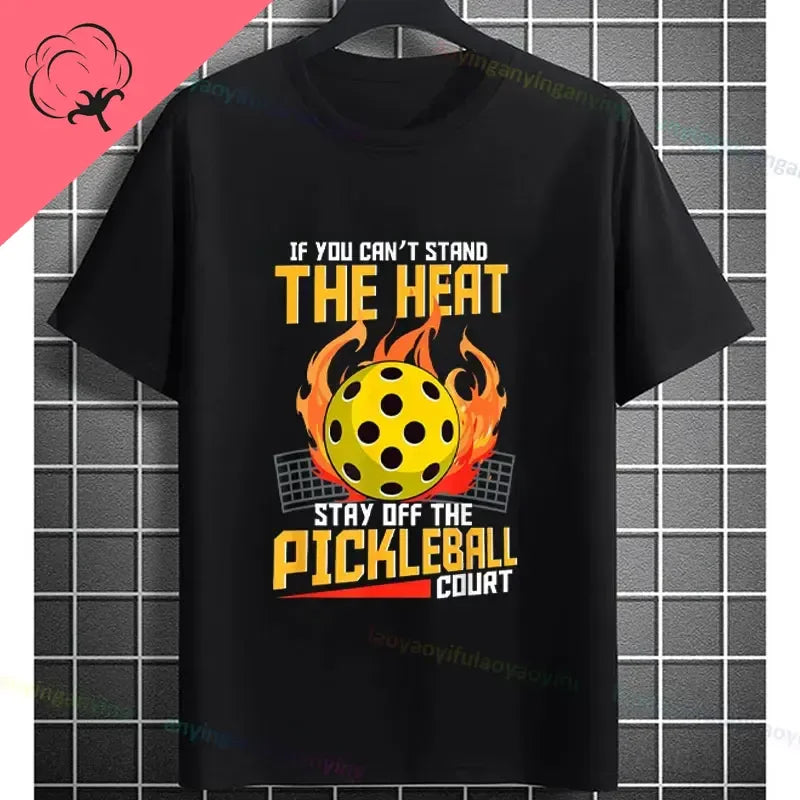 Pickleball Graphic T-Shirt – "It Was in" Funny Design Casual 100% Cotton