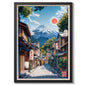 Japanese Tokyo Teahouse Wall Art Poster