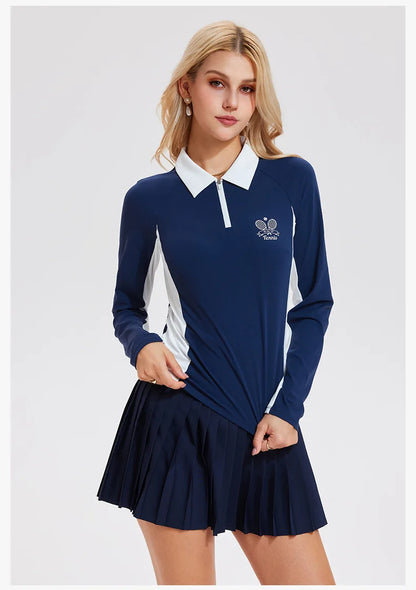 Tennis Shirts Long Sleeve Women Quick Dry