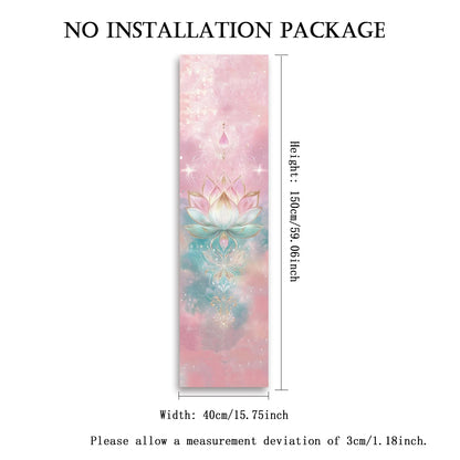 Buddha Statues And Lotus Wall Decoration