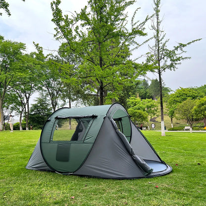 5-8 people quick opening hand throw tent waterproof camping boat tent outdoor tent fully automatic pop-up