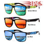 3PCS Fashion Classic Square UV400 Sunglasses Men Women Driving   Fishing Colorful Trendy Lightweight Outdoor Goggles