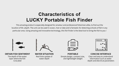 Alarm 100M Portable Sonar Fish Finders
