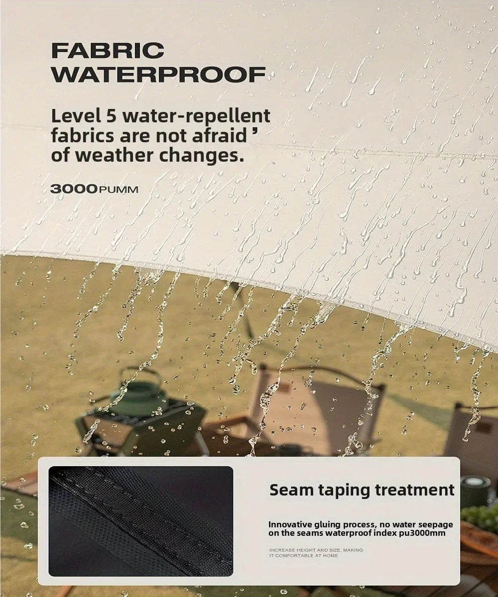 Outdoor Camping Light Shielding Hexagonal Canopy Tent, Instant Pop-up Convenient Sunshade,outdoor Multi Person Camping Equipment