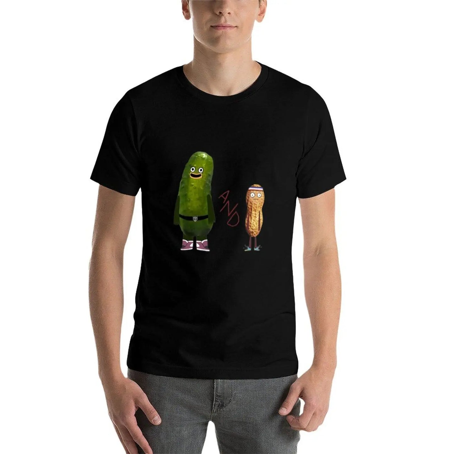 pickle and peanut T-Shirt t shirts for man cotton