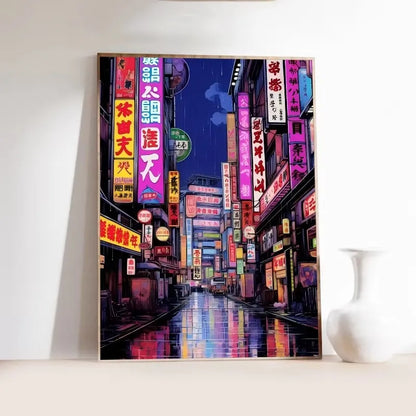 Japanese Tokyo Teahouse Wall Art Poster