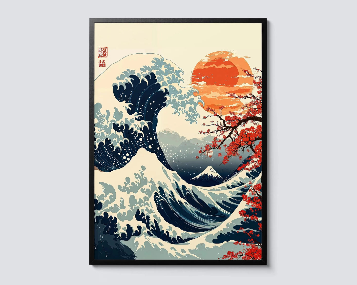 Japanese Tokyo Teahouse Wall Art Poster
