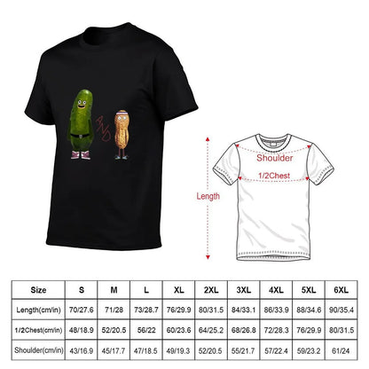 pickle and peanut T-Shirt t shirts for man cotton
