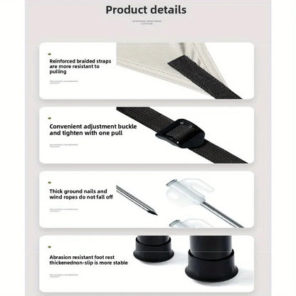 Outdoor Camping Light Shielding Hexagonal Canopy Tent, Instant Pop-up Convenient Sunshade,outdoor Multi Person Camping Equipment